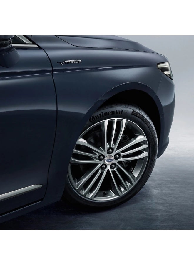 فورد أغطية مركز عجلات السيارة مقاس 60 مم باللون الفضي لسيارات فورد | طقم 4 قطع | تركيب سهل - Image 3